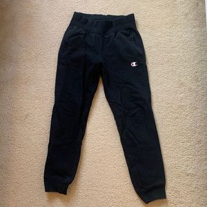 Black Champion “Reverse Weave” Sweatpants